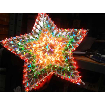 Installation of white LED stars